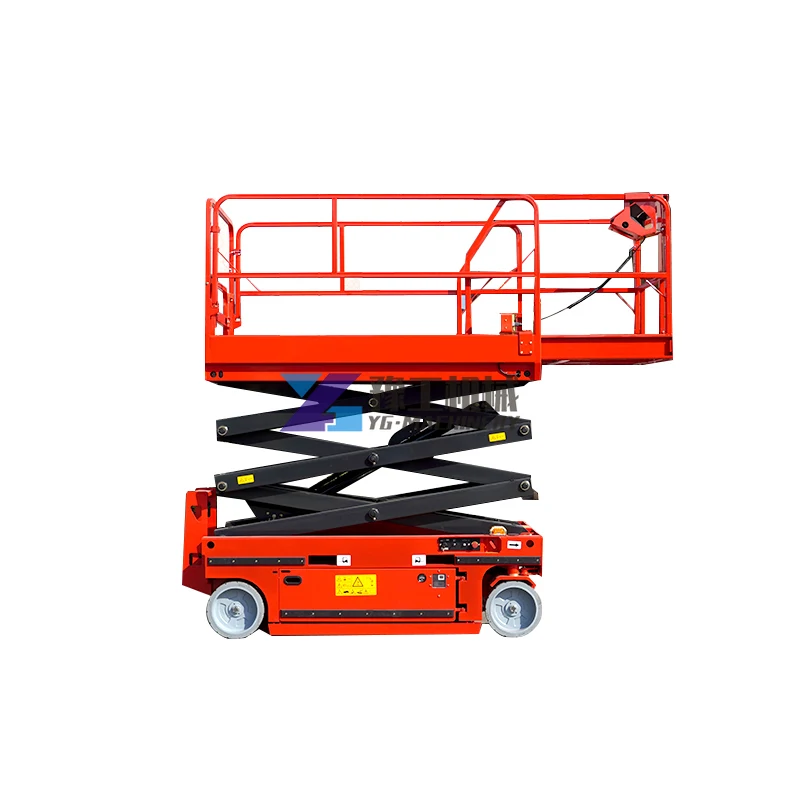 Mobile Self-propelled Aerial Scissor Lift Platform with 10m 12m 14m Lifting Hydraulic Scissor Lift