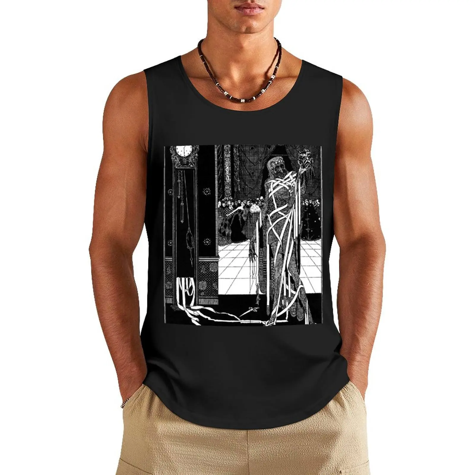 

The Masque of the Red Death: Harry Clarke: Edgar Allan Poe Tank Top bodybuilding men clothes fitness
