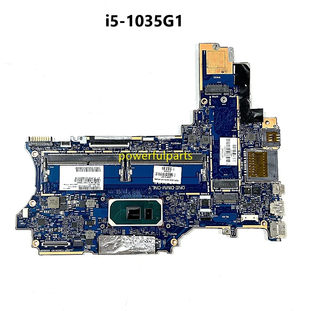 For HP Pavilion X360 14 Convertible PC 14-DW Motherboard L96512-601 6050A3156801 i5-1035G1 Working Good