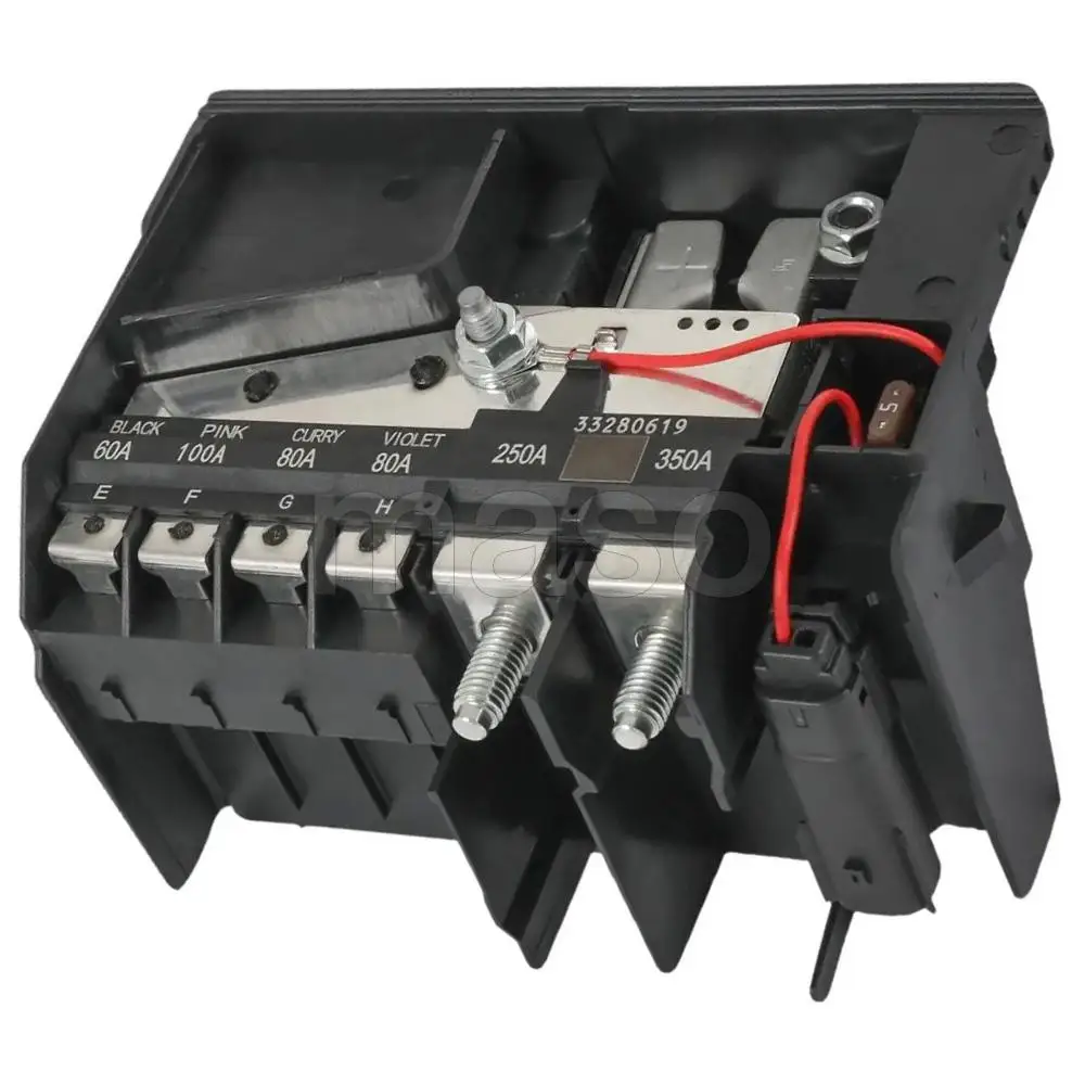 

Car Battery Distribution Fuse Box ABS and Metal Black For Chevrolet Malibu 2016-2022 1.5L 84335366