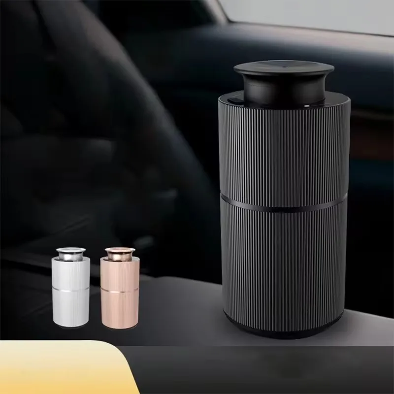Metal Body Smart Car Diffuser Portable Rechargeable Waterless Aroma Nebulizer Home Office Essential Oil Fragrance Machine