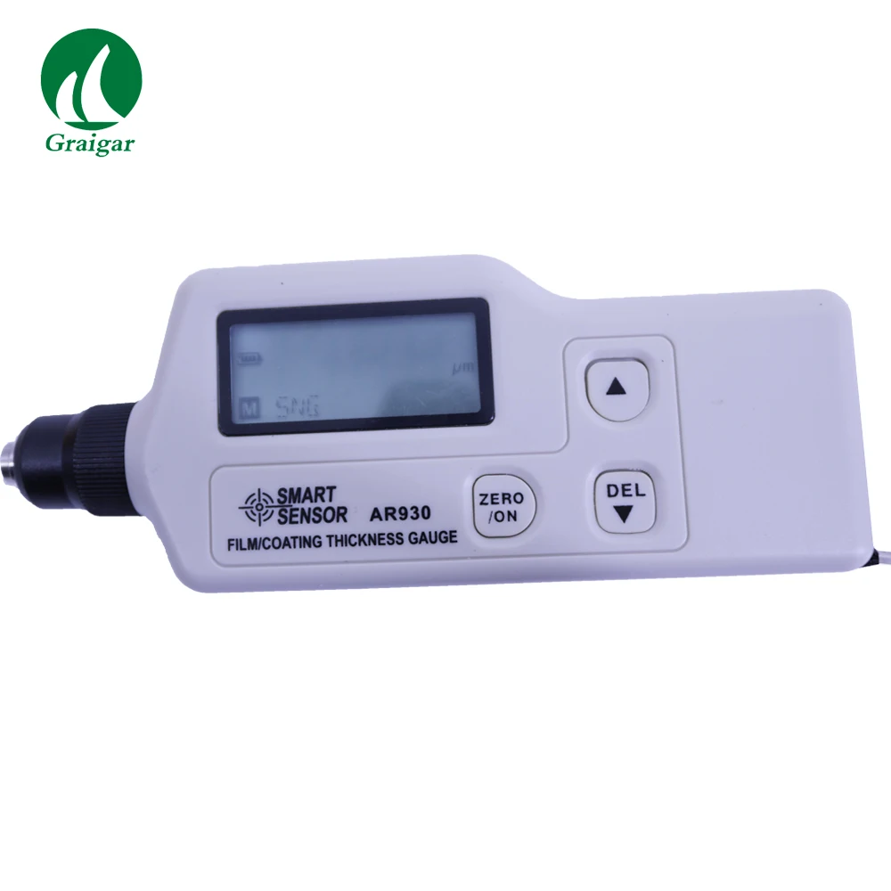 Smart Sensor AR930 Ultrasonic  Film/Coating Thickness Gauge Film Thickness Meter 0~1800um