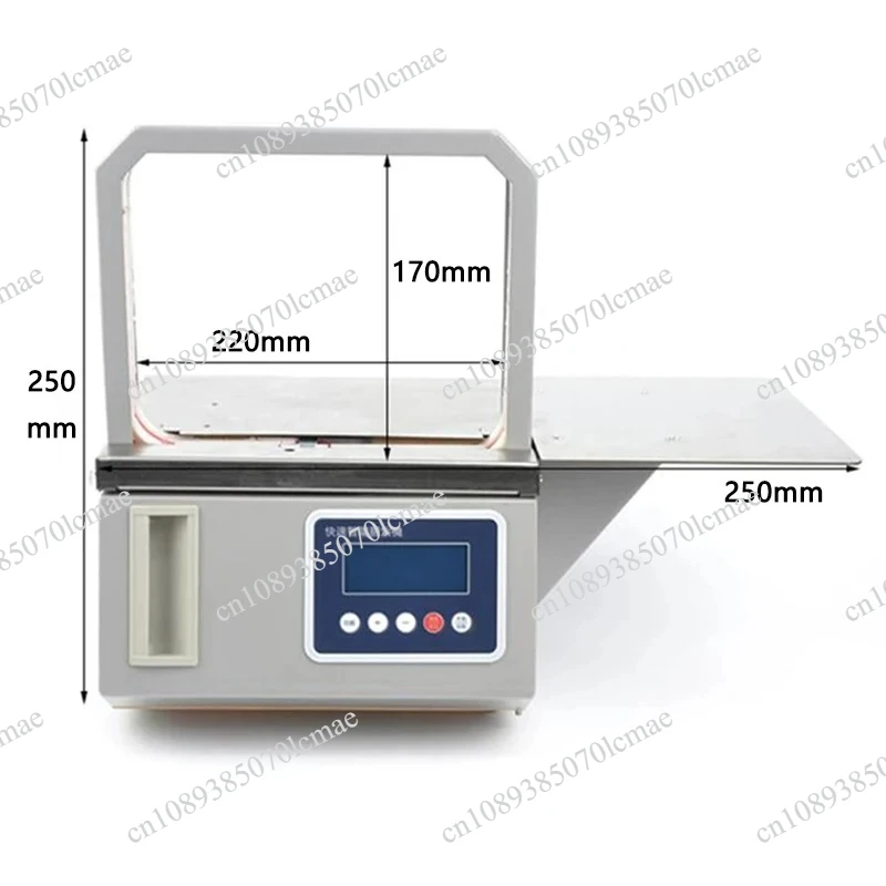 Small Automatic OPP tape Bundling hine Supermarket Vege baler Banknote Packer Strapping hine Tying hine