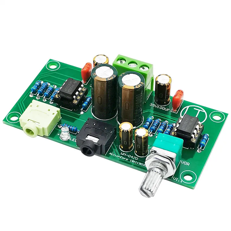 Preamp Board for NE5532 HIFI Stereo Headphone Amplifier, Dual Channel Class A DIY Portable