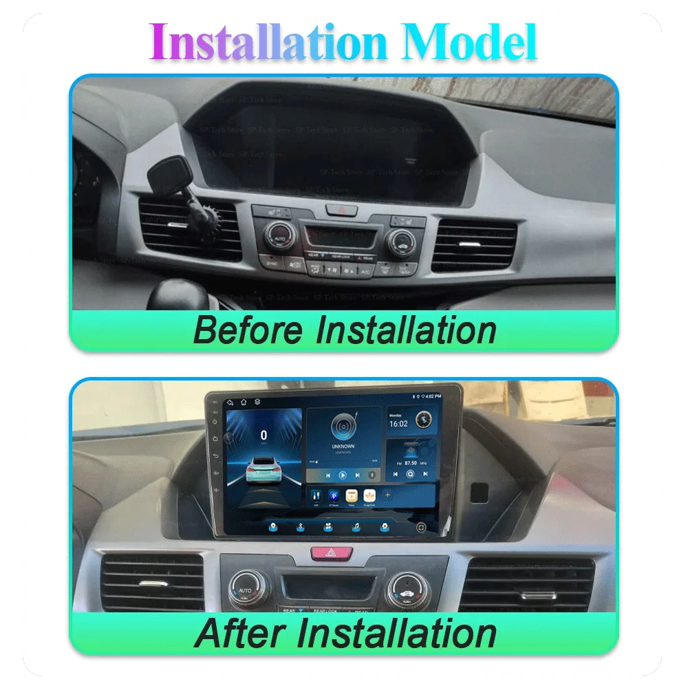 Android 16 For Honda Odyssey US Version 2010 20112012 2013 2014 2015 2016 2017 Carplay 4G Car Radio Multimedia Video Player GPS