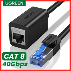 UGREEN CAT8 Cable Ethernet 40Gbps Extension Cable RJ 45 Internet Extender For Router Computer PC Laptop PS5 RJ45 Lan Patch Cord