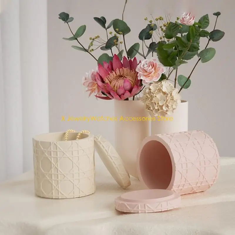 

31KD Silicone Mold Embossed Candy Container Epoxy Mold DIY-Jewelry Holder DIY Craft