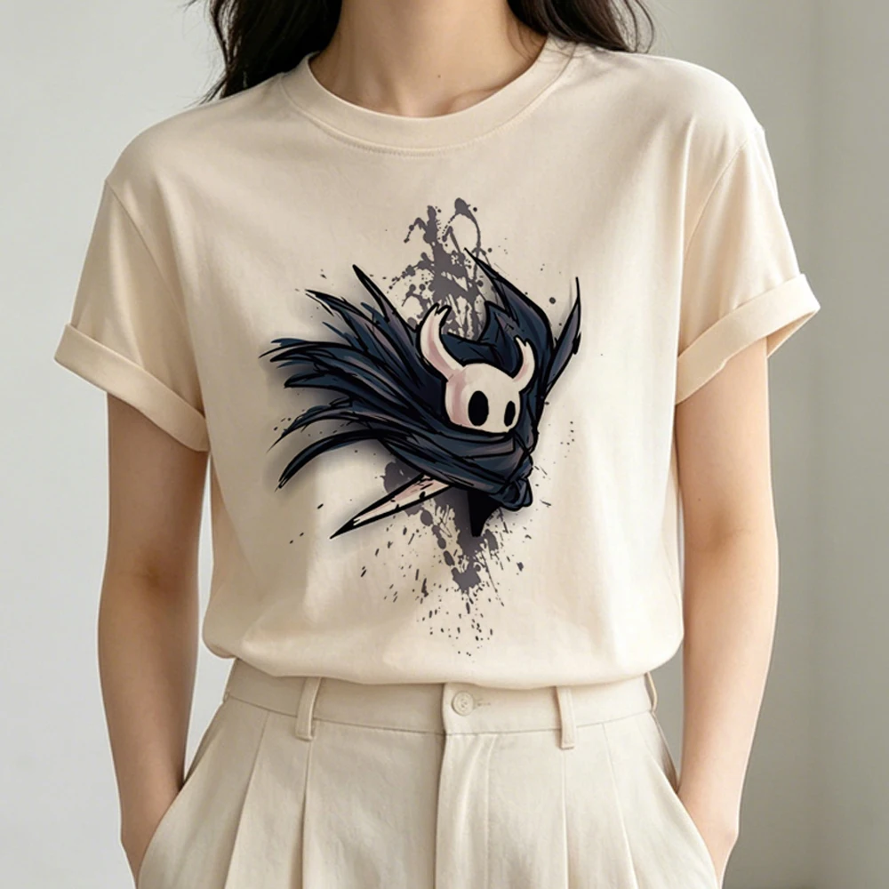 Hollow Knight tshirt girl gyaru funny clearance sales y2k grunge t-shirt manga Retro cheap