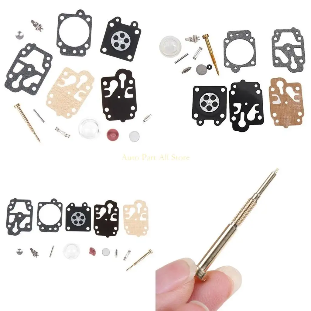 

J0MA CARBVERTOR DIAPHRAGM ТРАВСКА ТРИММЕР ПРИКЛАДЫ Карбюраторы диафрагмы комплект для ремонта Carb 139F 26CC 33CC 43CC 52CC