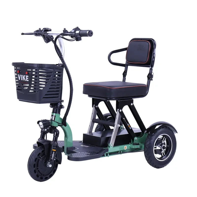 

VIKE manufacturers export folding electric tricycles for the elderly, leisure disabled cars and adult mini wheelchairs.