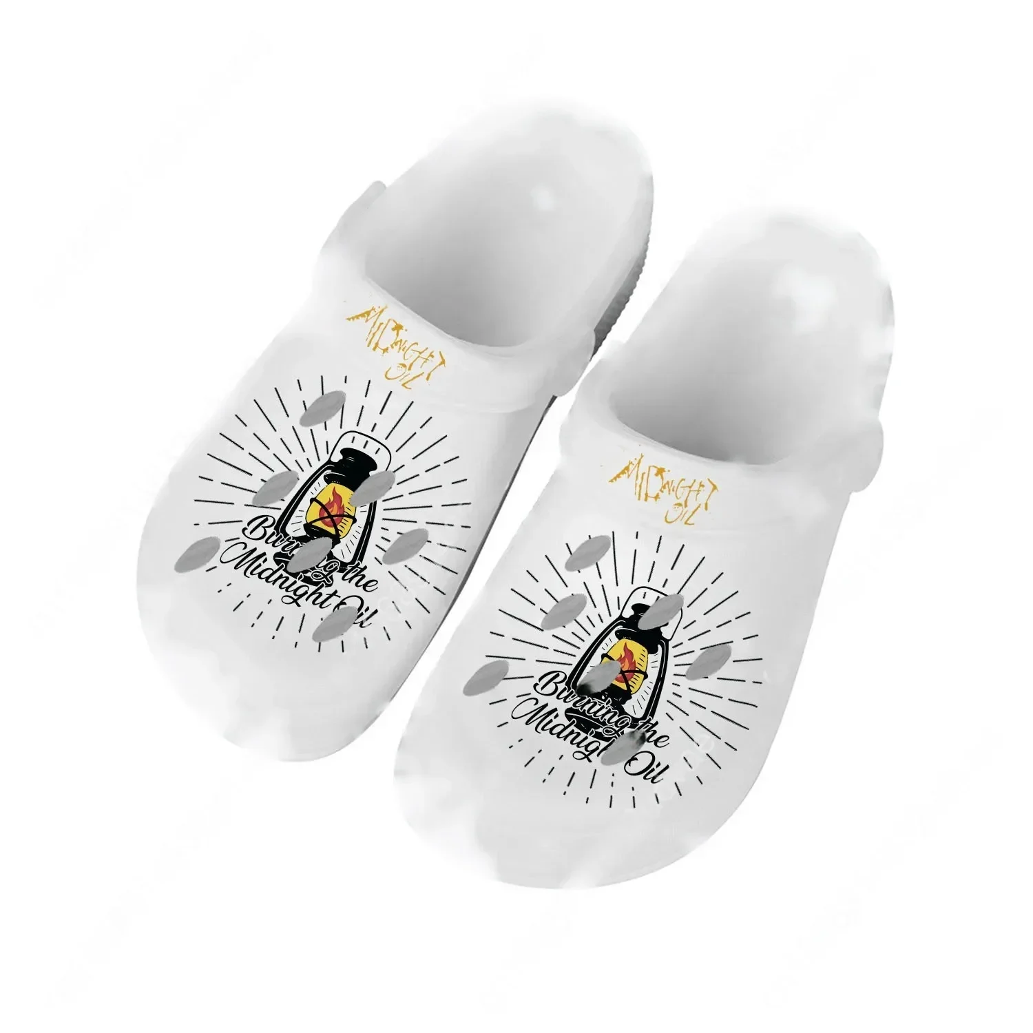 Midnight Oil Water Shoes Mens Womens Comfortable Fashion Home Garden Clogs Customizd Sandals Beach Breathable Hole Slippers
