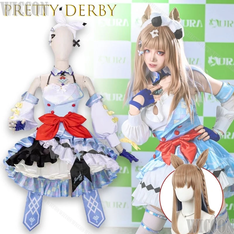 

‌ Umamusume Pretty Derby Kyonosuke Косплей Костюм Полный комплект Аниме Персонаж Ролевая игра Наряд Сексуальный кавайный костюм для вечеринки на Хэллоуин ‌