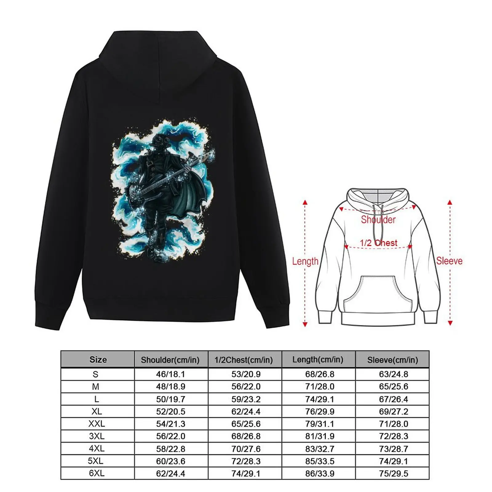 Rain ghoul Hoodie men clothing anime clothing men's sweat-shirt men's coat men's hoodie sweatshirt