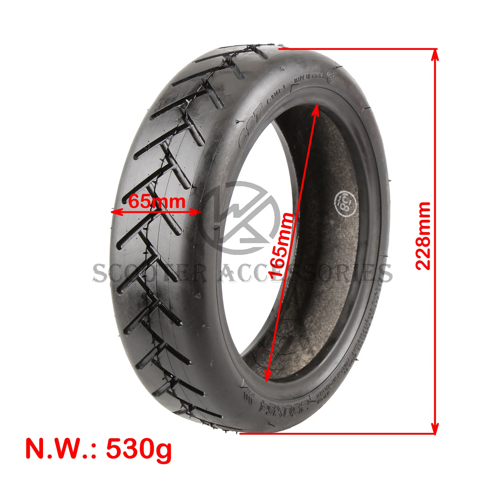 CST 250X54 anti slip durable tire suitable for Xiaomi M365 PRO 2 MI 3 Gotrax GXL V2 S2 HX-X7 X8 scooter replacement parts