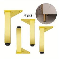 4pcs DIY Replacement Feet Furniture Legs Mounted Style Furniture Coffee Table Feet Metal Furniture Leg for Sofa Cabinet Side