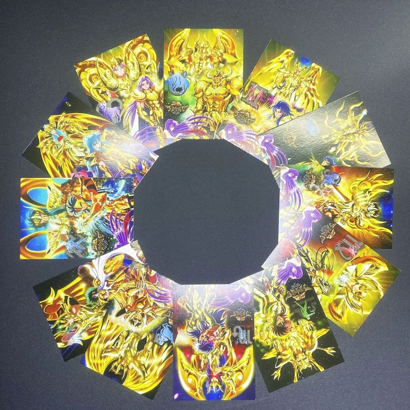 

Saint Seiya Soul of Gold SOG Набор из 12 открыток Коллекционные открытки персонажей Gold Saints Knights of the Zodiac God Cloth Aiolia