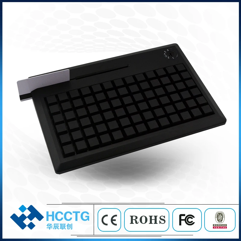 Windows 78 Keys POS Programmable Keyboard Membrane Keys for Commercial Retail KB78