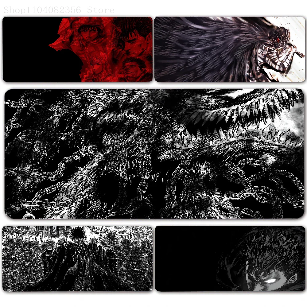 

Guts Sword In Berserk Mouse Mat Berserk Guts Gamer Gaming Mouse Pad Computer Accessories Big Keyboard Laptop Padmouse Speed Desk