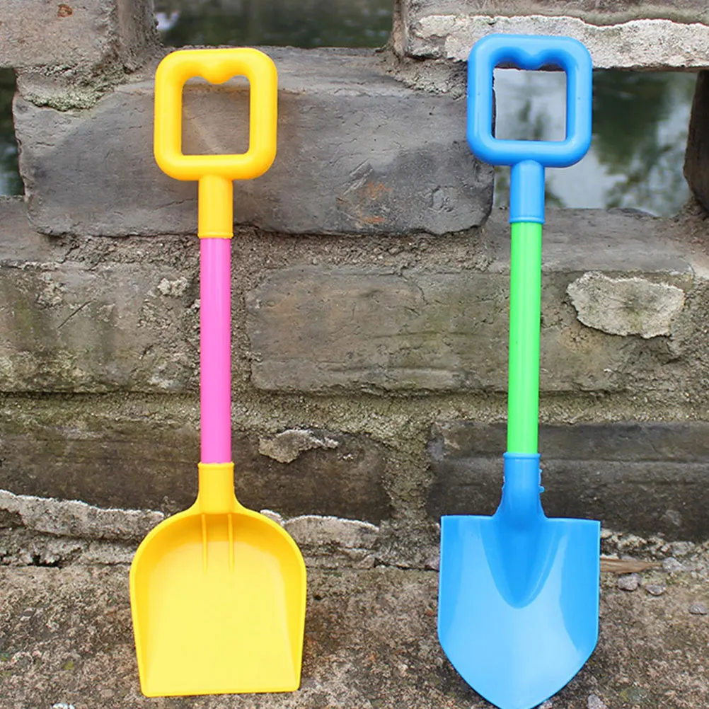 

10 Pcs Shovel Toy Kids Beach Toy ABS Plastic Snow Shovels Sandcastle Building Children Plaything Outdoor Games Pool Toys