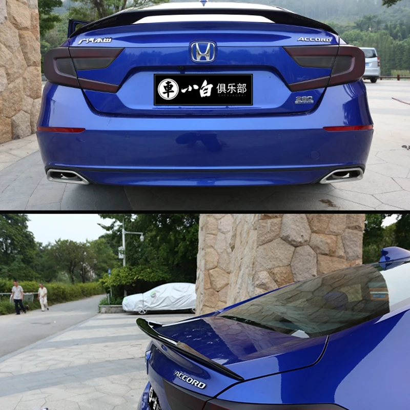 

For Honda Accord 2018 10Th Car Tail Wing Decoration High Quality ABS Plastic Painting Color Rear Trunk Spoiler