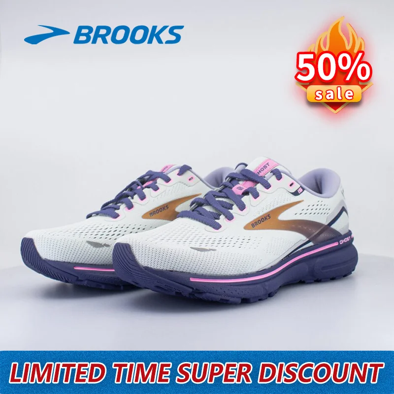 Brooks Ghost 15 Jogging Shoes Running Support Training Sneakers Breathable Light casual shoes trail running shoes