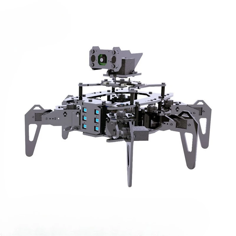 Hexapod robot mobile APP controls small probe robot
