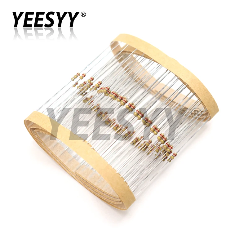 100PCS 1/8W Carbon Film Resistor 5% 0.125W 0R - 1M 10 22 47 100 150 220 270 330 470 510 1K 2.2K 4.7K 5.1K 10K 47K 100K 470K ohm