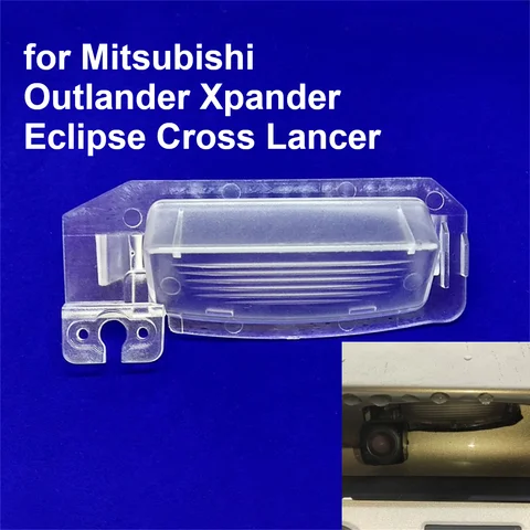 Mitsubishi Outlander Xpander Eclipse Lancer 용 자동차 라이센스 플레이트 라이트 하우징 후면보기 카메라 브래킷 Mitsubishi Outlander Xpander Eclipse Lancer 용 자동차 라이센스 플레이트 라이트 하우징 후면보기 카메라 브래킷