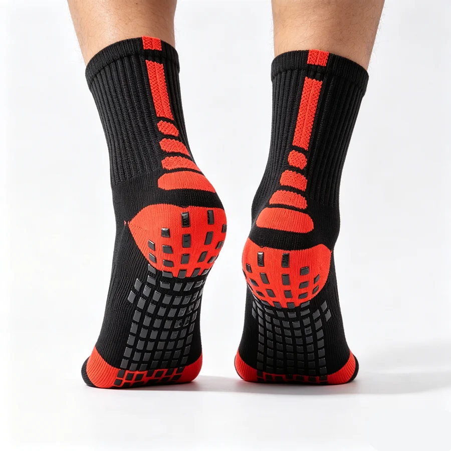 1/3/5/10pairs mens womens non slip grip towel bottom professional breathable shockproof hiking running athletic exercise socks