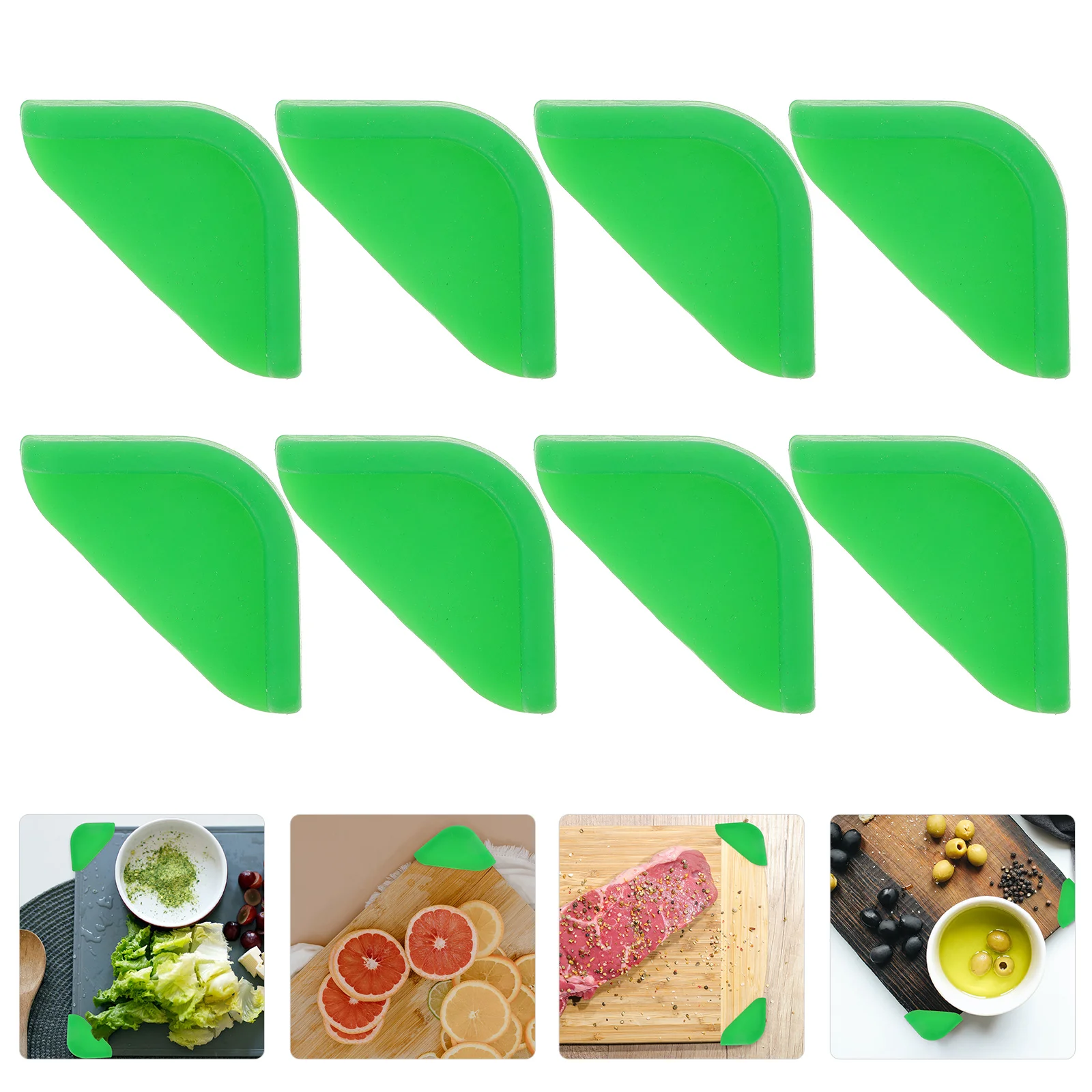 Defrosting Board Corner Protector Chopping Riser Silicone Thawing Plate Cutting Fittings Tray