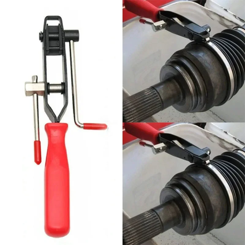 Multi-Function Car Banding Hand Tool Kit CV Joint Boot Clamp Pliers for Exhaust Pipe Fuel Filter Hand Installer Tool