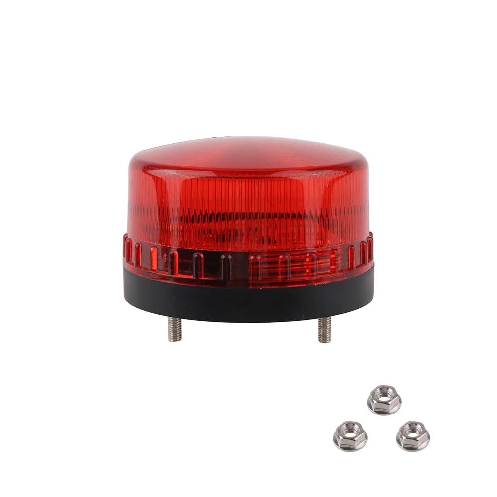 1pc Small Strobe Signal Warning Light 12V 24V 110V 220V LTE-5061 Indicator LED Lamp Security Alarm Flashing Light With /No Sound