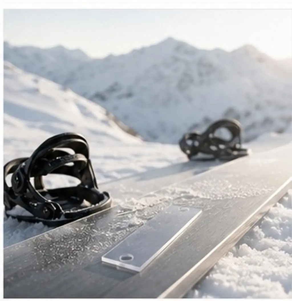 Rectangular Snowboard Wax Scraper Ergonomic Design Winter Outdoor Sports Tool Efficient Wax Removal Snowboard Maintenance