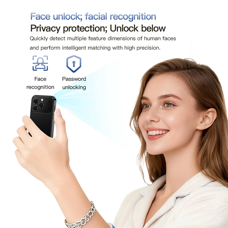 SOYES i17 Mini Smartphone 3.0 "2GB RAM 16GB ROM Dual SIM Standby Dual Camera Android 9.0 3G Netwerk Gift Kleine Telefoon