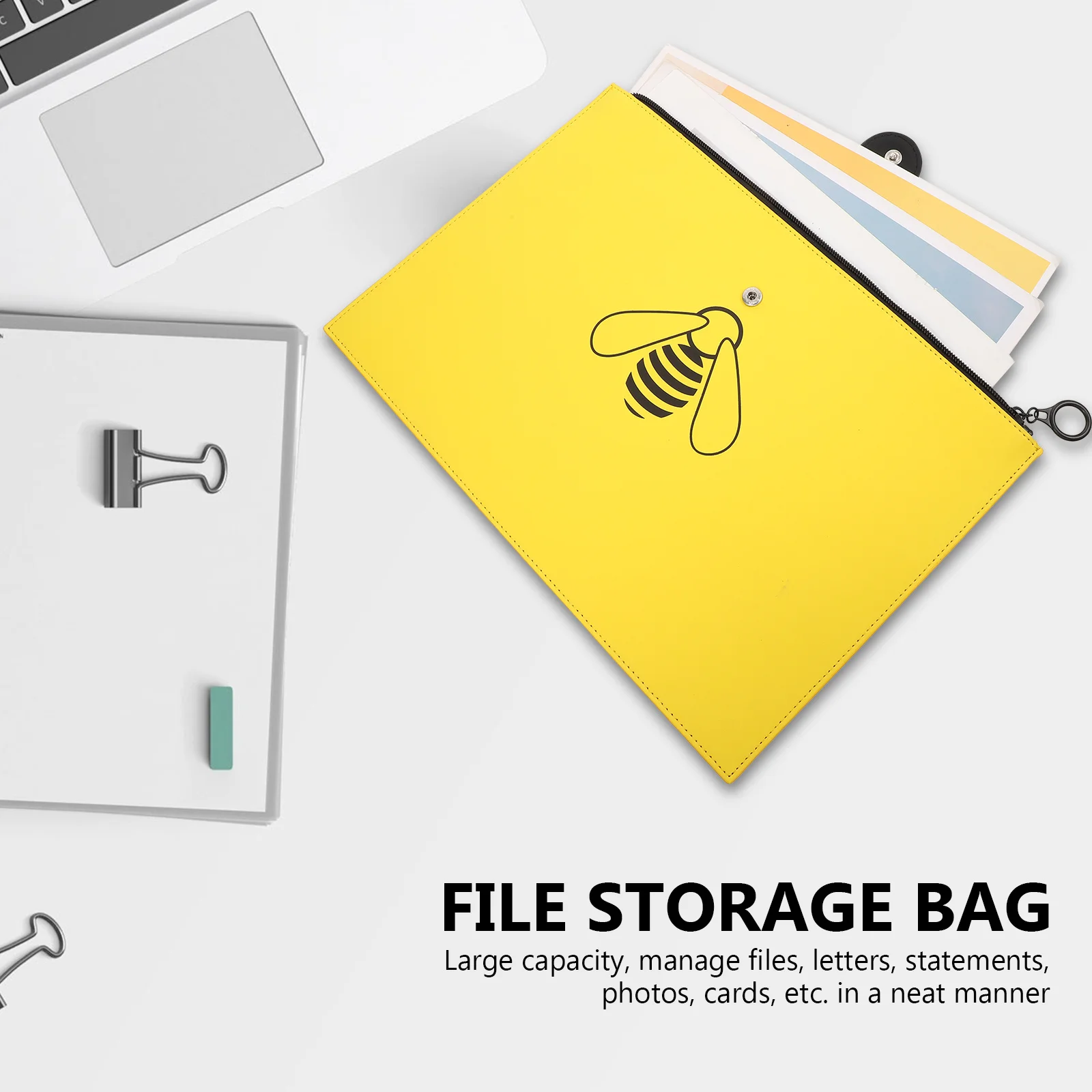 Material organizador de carpetas de archivos profesional Diseño elegante para uso en oficina y escuela Bolsa de almacenamiento de archivos