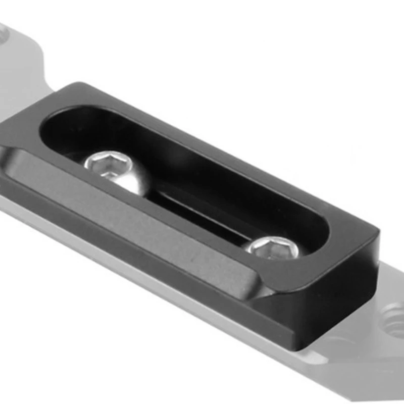 Schnell verschluss Sicherheits schiene Rig Schiene Mini 48mm für Anti-Off-Top-Griff Klemme Schieber Adapter DSLR Kamera Käfig Verlängerung