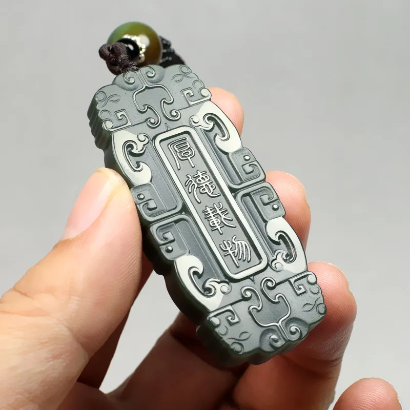 Hetian An Green Goodness Is Like Jade Pendant Men And Women