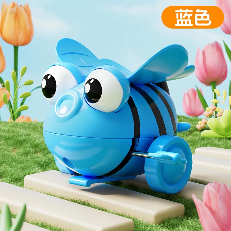 Kinder Pädagogisches Uhrwerk Spielzeug Cartoon Taumeln Biene Spielzeug Tragbare Spaß Biene Baby Spielzeug Simulation Biene Schiebe Modell Spielzeug