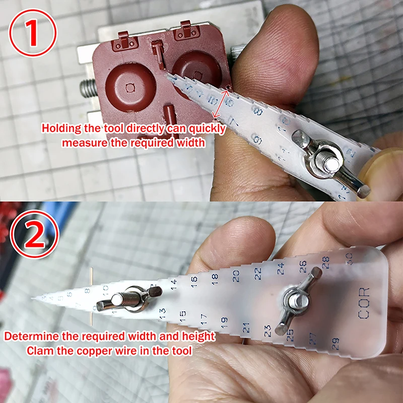 جهاز ثني الأنبوب المعدني مع المقياس: أداة DIY لصنع النماذج والدرابزين وصياغة قضبان النحاس #1