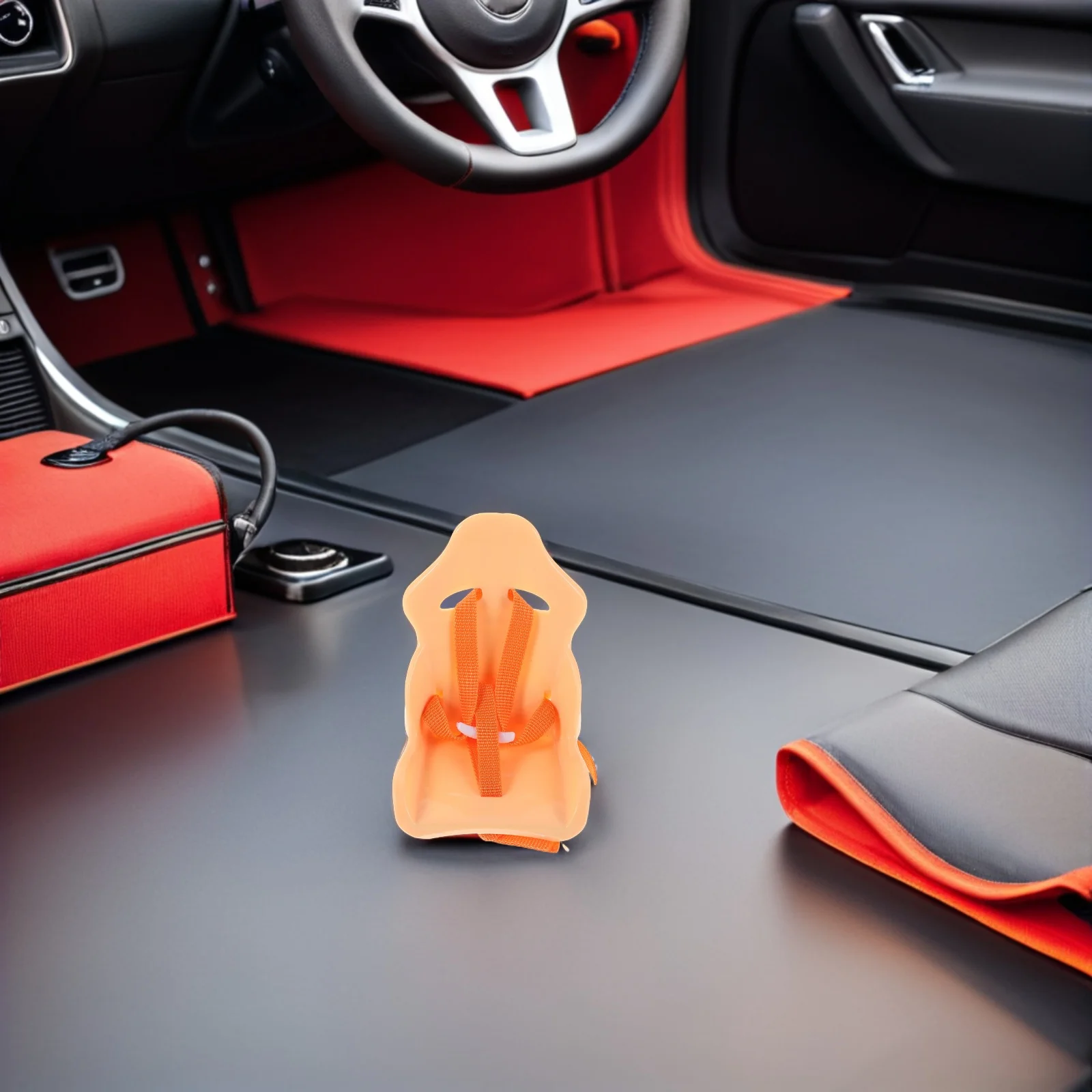 1 set seggiolino auto per clip per bocchetta dell'aria decorazione interna per auto supporto sicuro per sedile montato su veicolo finta accessorio da viaggio