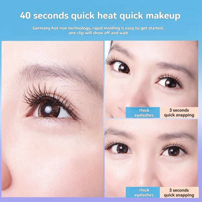 Electric Eyelash Curler Eye Contour Fast Heating Curler BlackJAS