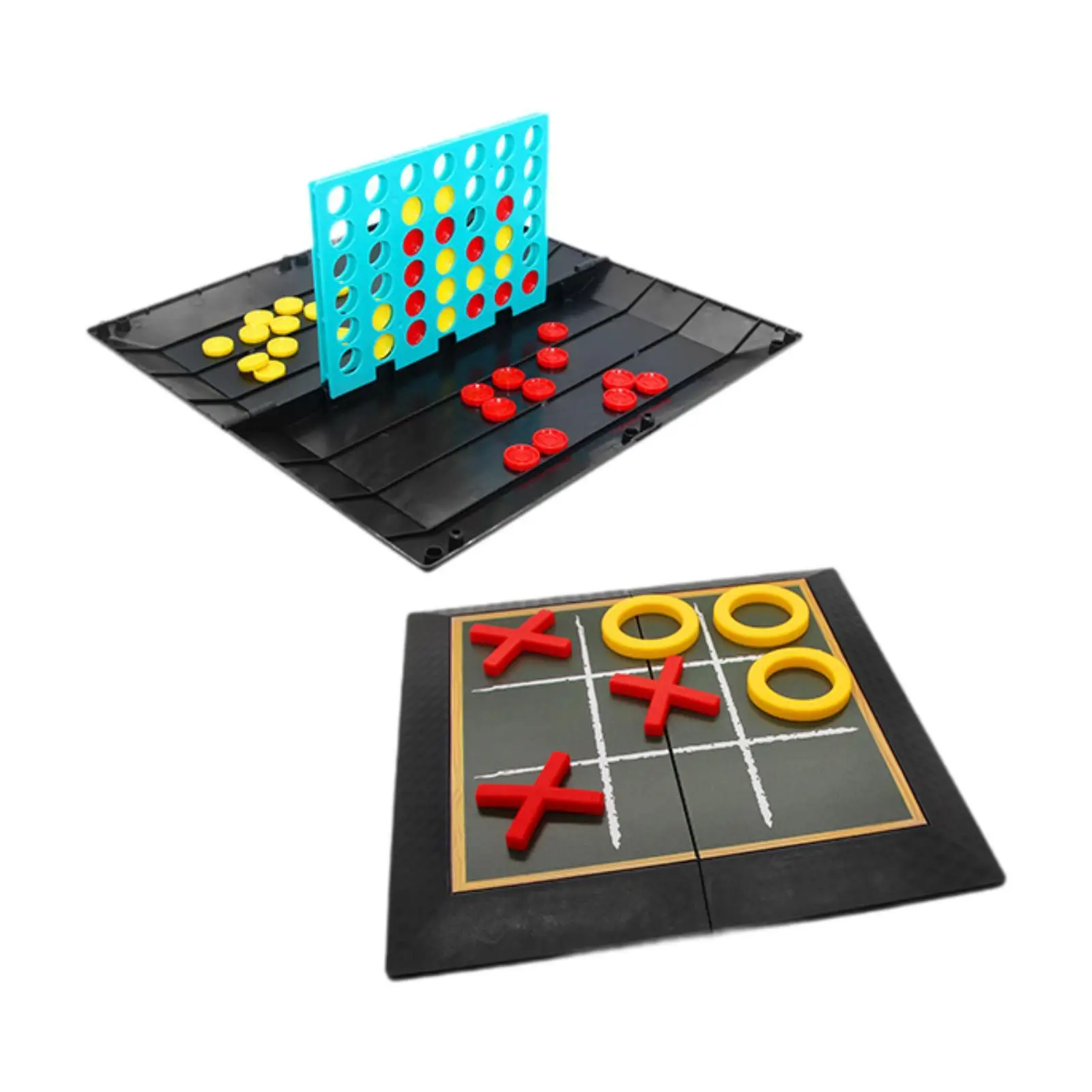 Tic TAC Toe Board Game Family Board Game Tabletop Blocks XO Chess Board Game for Party Favors Gifts Backyard Living Room Kids