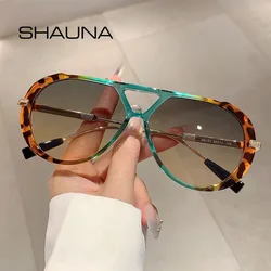 SHAUNA Vintage Polit Sunglasses Women Gradient Lens Shades UV400 Eyewear