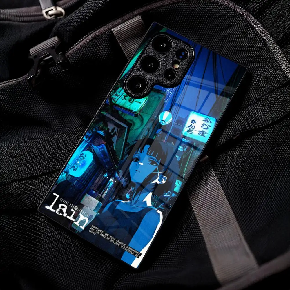 S-Serial E-Experiments L-Lain Phone Case for Samsung Galaxy S26 S25 Edge S24 S23 S22 S21 S20 Ultra Plus Fe Glass Cover