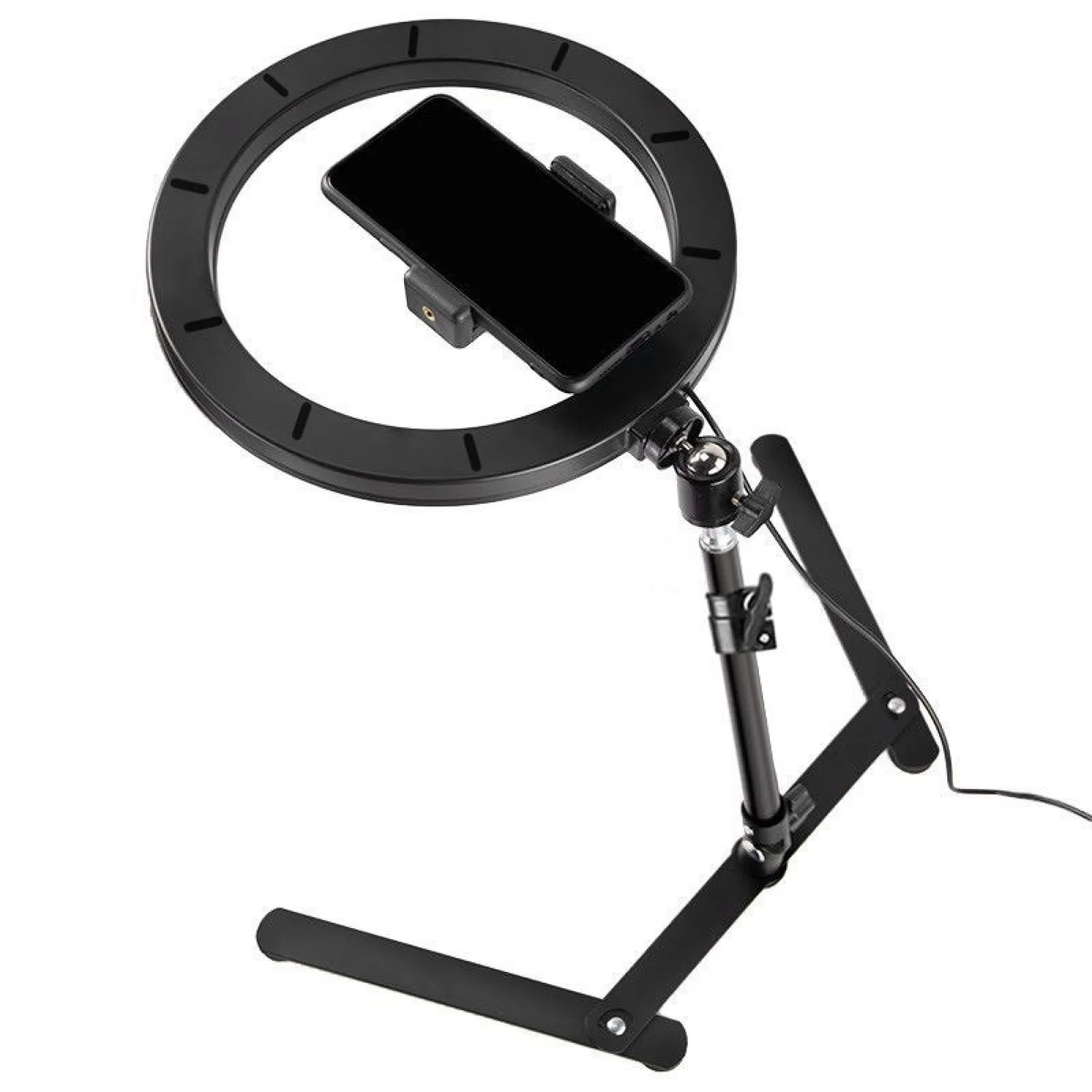 Live broadcast overshoot bracket full set of desktop recording video lighting lamp shooting support frame desktop overshoot ligh