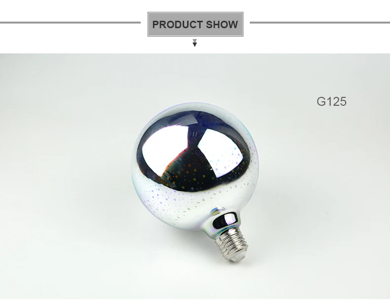 Room 3D Colorful Desk Decor Retro Effect LED Bulb E27 Vintage LED Light Bulb Wedding Nightlamp ST64 A60 G80 G95 G125
