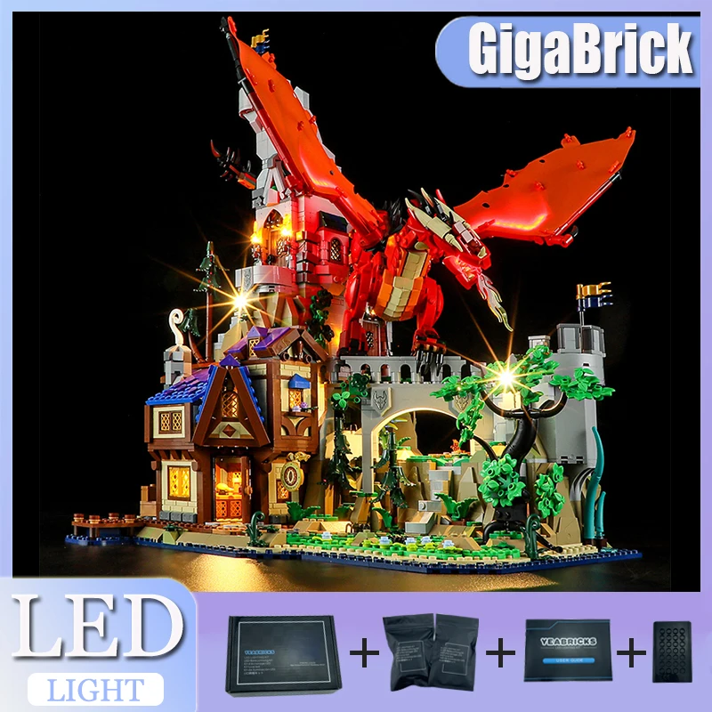 

DIY LED Light Kit For LEGO 21348 Red Dragon's Tale (Only LED Light,Without Blocks Model)