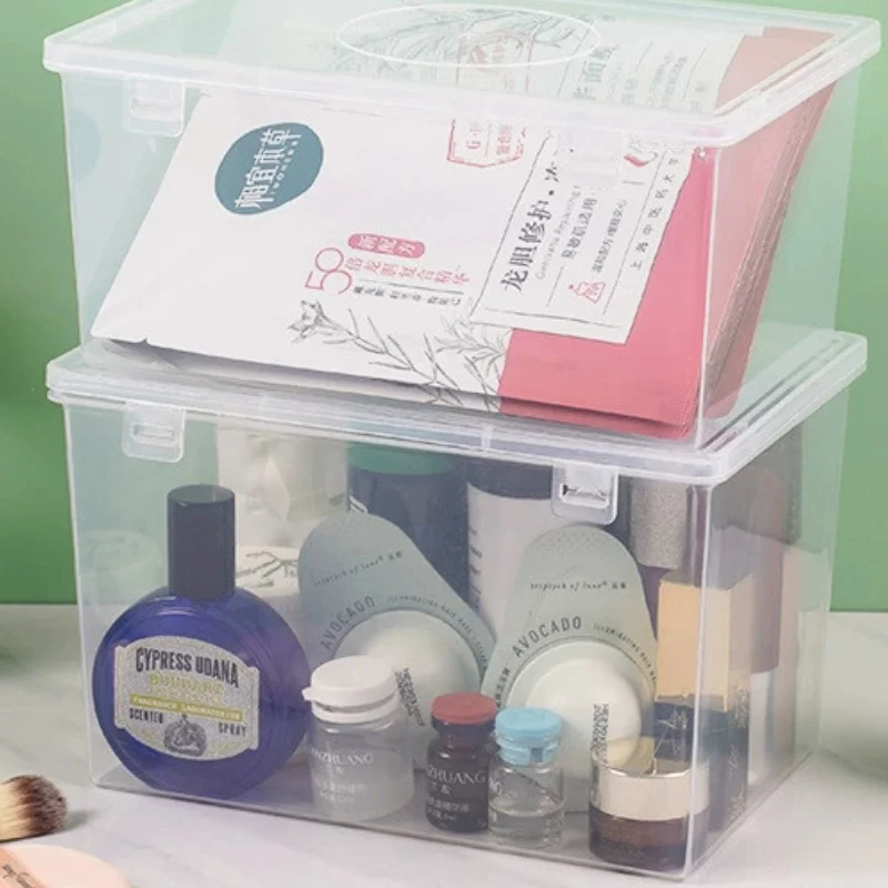 Transparent Large Capacity Mask Storage Box Household Nose Medicine