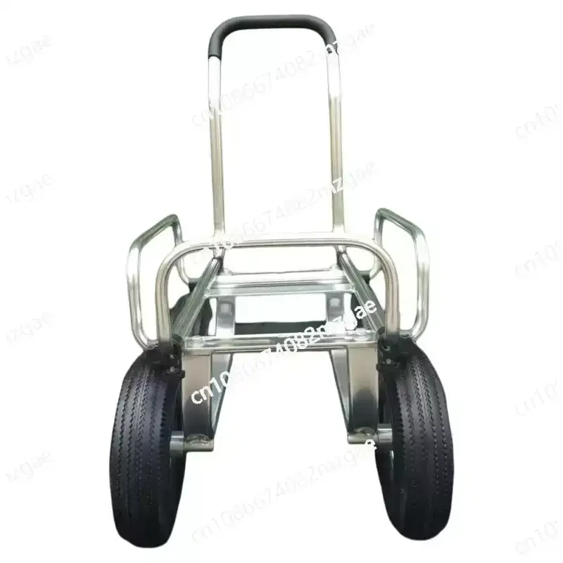 

RD4513 four-wheeled aluminum cart with frame, four-wheeled trolley for pulling goods, hardware tools, flat trolley