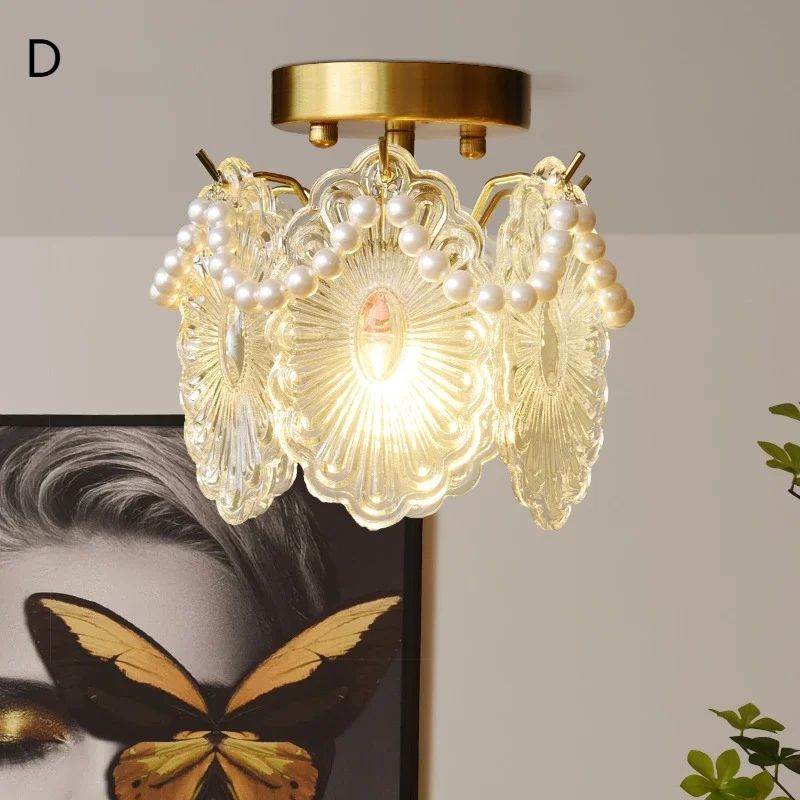 Crystal Corridor Corridor Light Balcony Entrance Porch Light  Luxury Net Red Creative New Modern Simple Small Ceiling Light